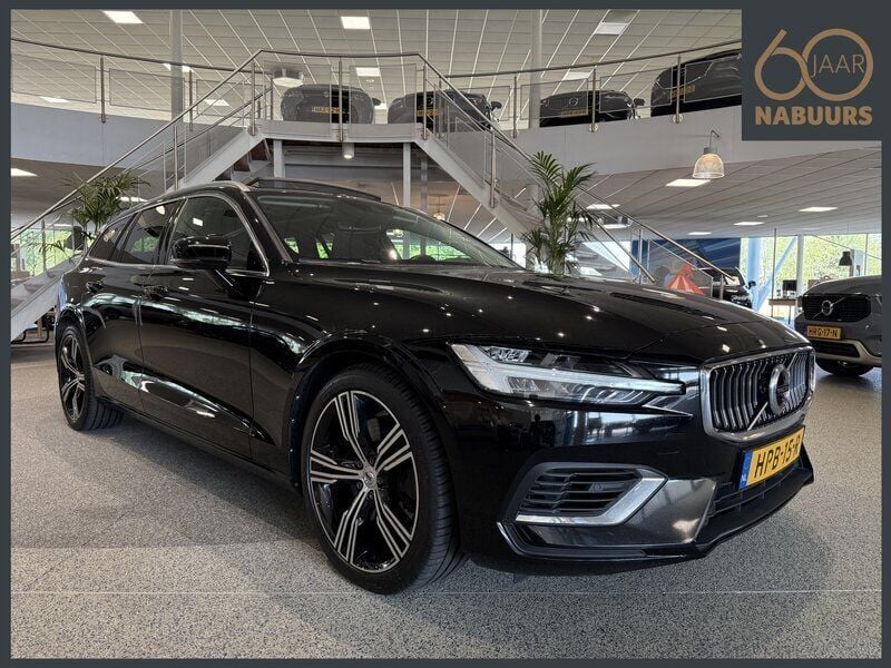 Zwart Gebruikt 2021 Volvo V60 Inscription Stationwagen | € 31.450 (Super prijs) - Afbeelding 1/4