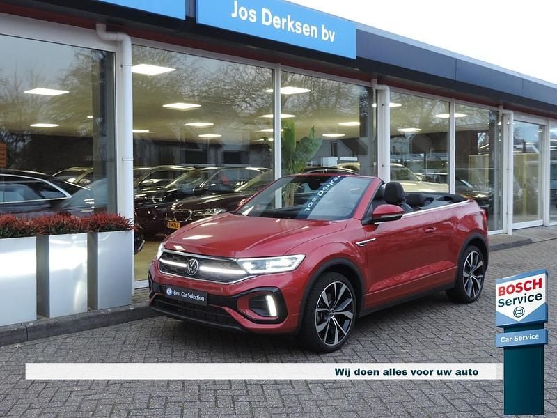 Rood Occasion 2022 VW T-Roc Cabriolet R-line Cabriolet | € 36.980 (Eerlijke prijs) - Afbeelding 1/4