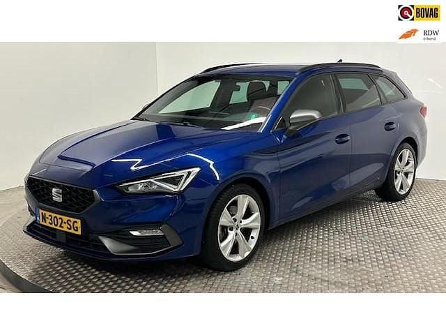 Blauw Gebruikt 2021 Seat Leon Business Stationwagen | € 18.950 (Super prijs) - Afbeelding 1/4