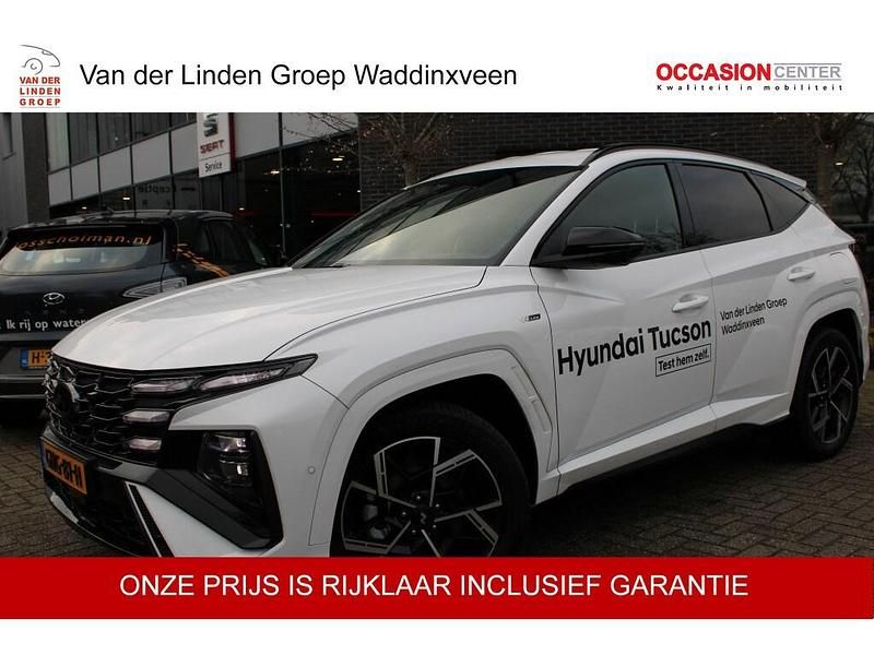 Creampy white (wit metallic) Gebruikt 2024 Hyundai Tucson N Line SUV | € 47.950 - Afbeelding 1/4