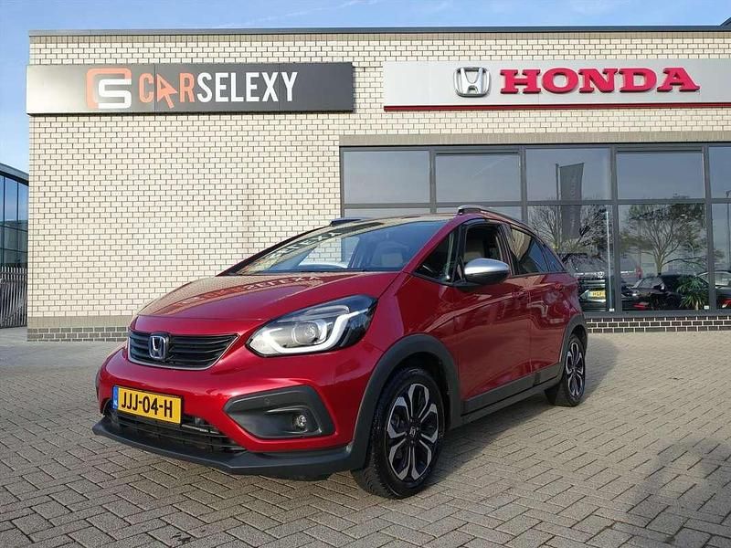 Rood Occasion 2020 Honda Jazz Hybrid Hatchback | € 21.500 (Eerlijke prijs) - Afbeelding 1/4