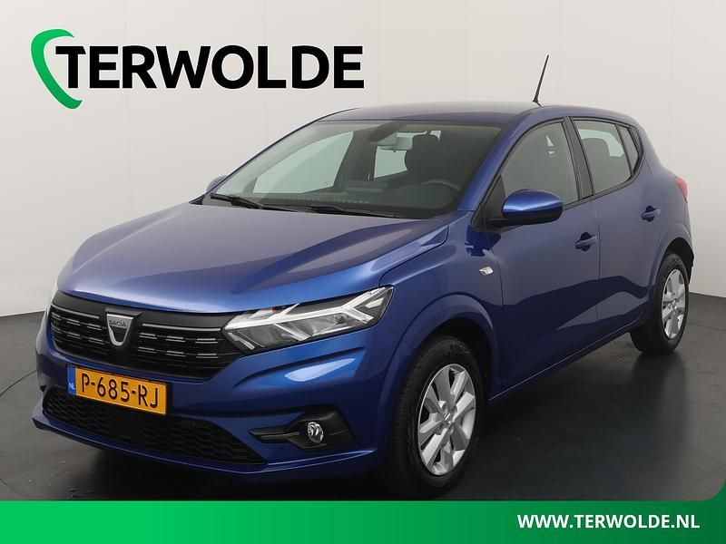 Blauw Gebruikt 2022 Dacia Sandero Comfort Hatchback | € 12.840 (Eerlijke prijs) - Afbeelding 1/4