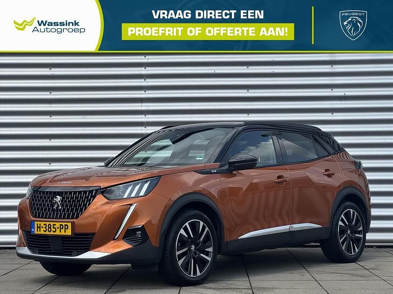 Oranje Gebruikt 2020 Peugeot 2008 GT SUV | € 22.640 (Duur) - Afbeelding 1/4