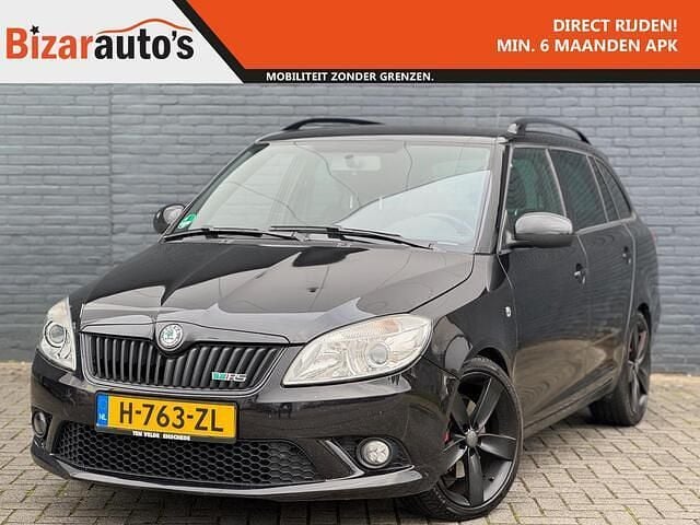 Zwart Gebruikt 2011 Skoda Fabia RS Stationwagen | € 5.450 (Eerlijke prijs) - Afbeelding 1/3