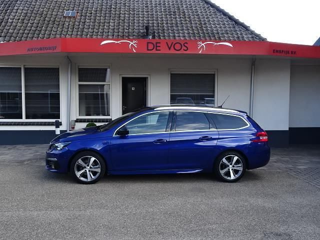 Blauw Gebruikt 2018 Peugeot 308 GT-line Stationwagen | € 11.750 (Eerlijke prijs) - Afbeelding 1/3