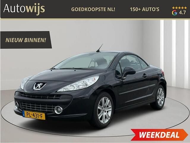 Zwart Occasion 2008 Peugeot 207 CC Cabriolet | € 4.249 (Eerlijke prijs) - Afbeelding 1/4