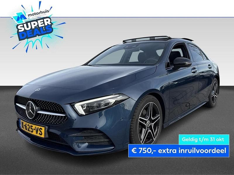 Blauw Gebruikt 2021 Mercedes A180 Business Sedan | € 23.995 (Super prijs) - Afbeelding 1/4