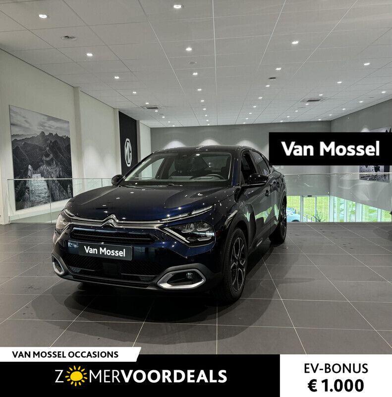 Blauw Nieuw 2025 Citroën e-C4 Sedan | € 37.940 - Afbeelding 1/4