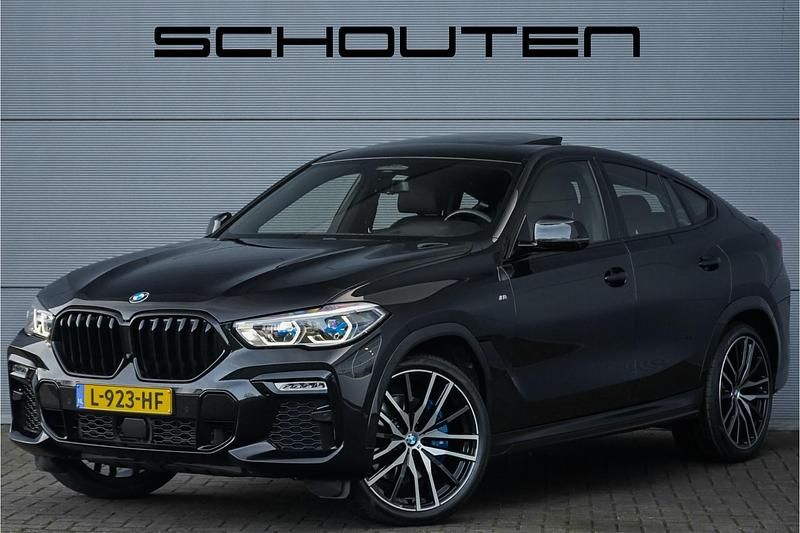 Zwart Gebruikt 2021 BMW X6 Executive SUV | € 69.900 (Eerlijke prijs) - Afbeelding 1/3