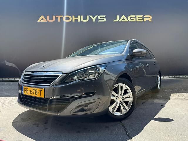 Grijs Gebruikt 2017 Peugeot 308 SW Stationwagen | € 9.499 - Afbeelding 1/4