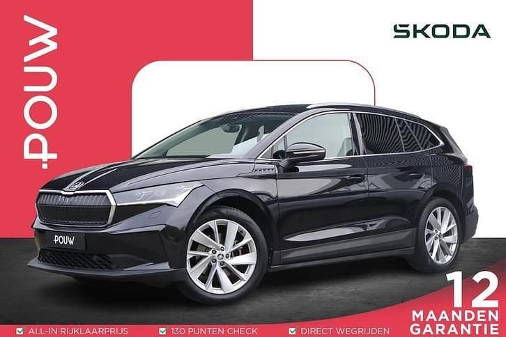 Zwart Gebruikt 2021 Skoda Enyaq iV SUV | € 24.950 (Eerlijke prijs) - Afbeelding 1/4