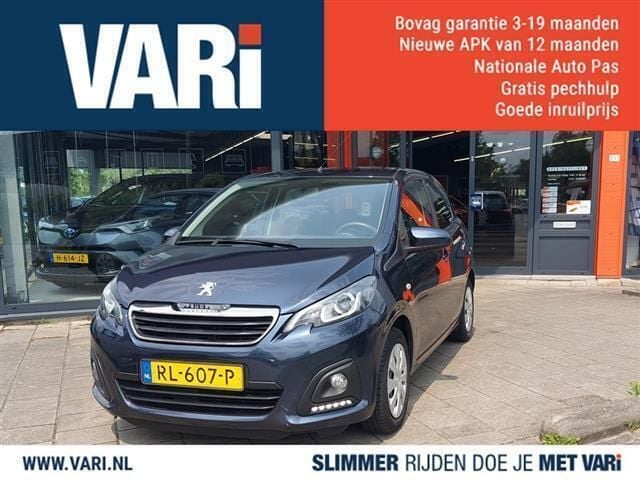 Blauw Gebruikt 2017 Peugeot 108 Active Hatchback | € 7.799 (Iets duurder) - Afbeelding 1/4
