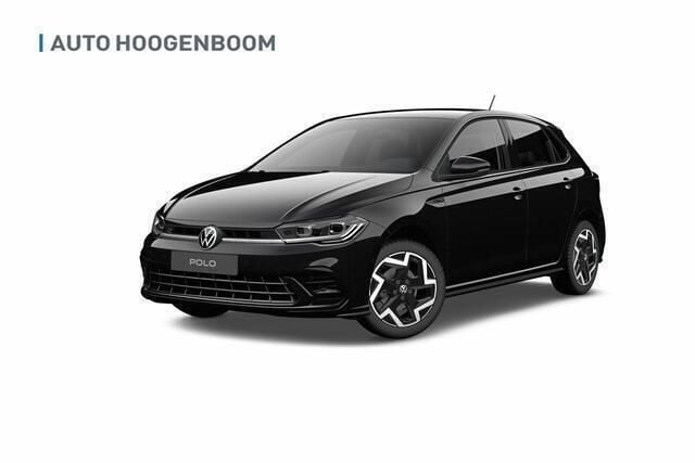 Zwart Nieuw 2025 VW Polo R-line Edition Hatchback | € 39.826 - Afbeelding 1/3