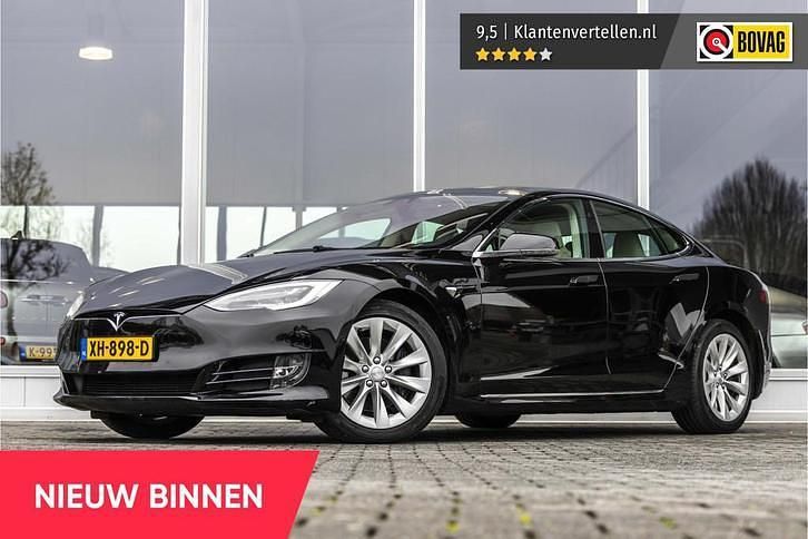 Occasion Tesla Model S 350 kW (476 PK) 2018 Zwart Hatchback