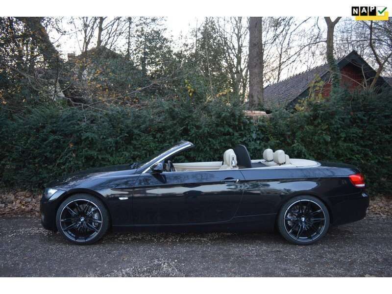 Zwart Gebruikt 2007 BMW 335 Cabriolet Executive Cabriolet | € 12.495 (Super prijs) - Afbeelding 1/4