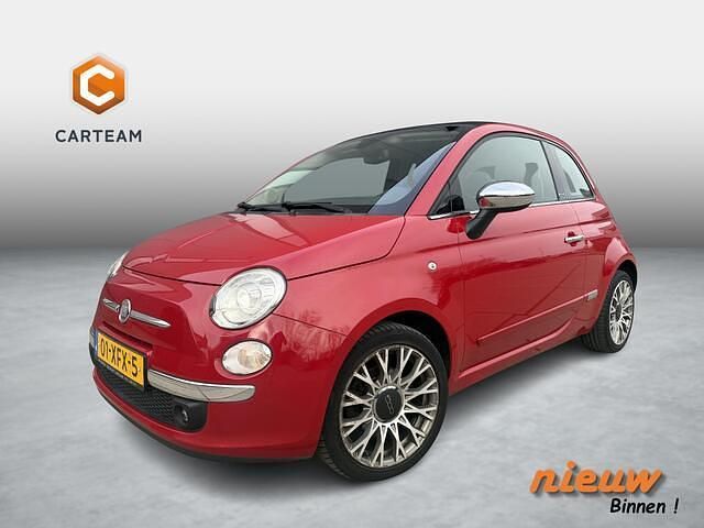 Rood Occasion 2012 Fiat 500C Lounge Cabriolet | € 6.950 (Eerlijke prijs) - Afbeelding 1/4