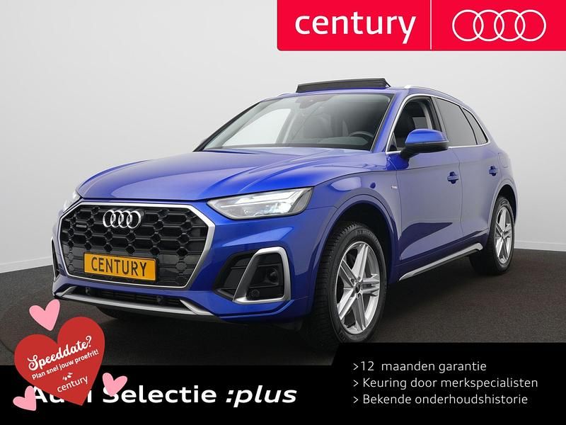 Blauw Occasion 2022 Audi Q5 Competition SUV | € 42.900 (Super prijs) - Afbeelding 1/4
