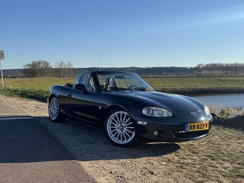 Occasion Mazda MX5 Exclusive 110 PK (80 kW) 2002 Zwart Cabriolet