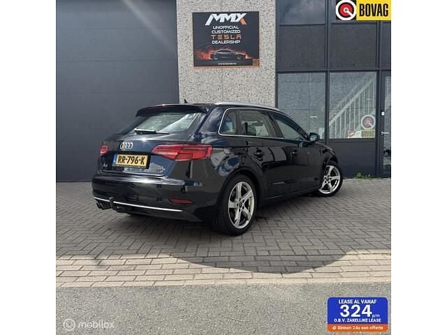 Zwart Gebruikt 2018 Audi A3 Sportback S-Line Hatchback | € 19.999 (Eerlijke prijs) - Afbeelding 1/4