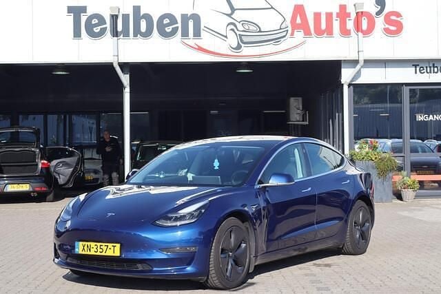 Blauw Gebruikt 2019 Tesla Model 3 Long Range AWD Sedan | € 17.985 (Eerlijke prijs) - Afbeelding 1/4