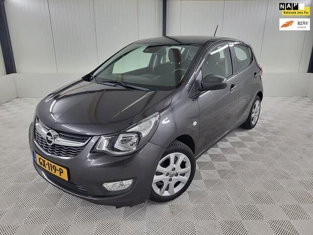Grijs, metallic lak Gebruikt 2015 Opel Karl Edition Hatchback | € 5.995 (Iets duurder) - Afbeelding 1/4