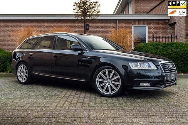 Zwart Gebruikt 2010 Audi A6 S-Line Stationwagen | € 5.950 (Eerlijke prijs) - Afbeelding 1/4