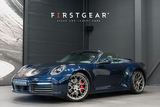 Blauw Gebruikt 2019 Porsche 911 Carrera 4S Cabriolet Sport Cabriolet | € 149.900 (Iets duurder) - Afbeelding 1/4