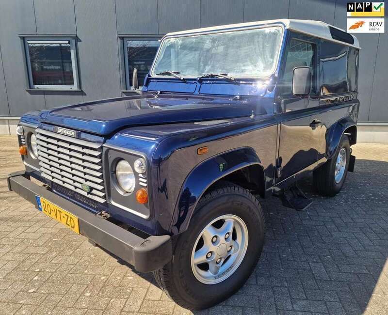 Blauw Gebruikt 2001 Land Rover Defender SUV | € 14.875 (Super prijs) - Afbeelding 1/4