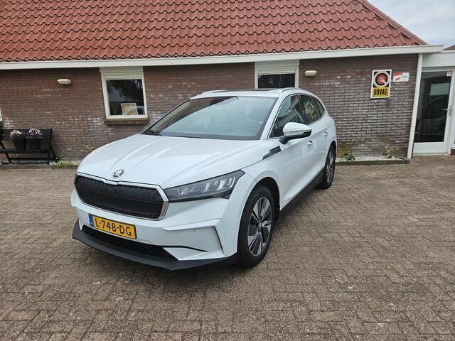 Wit Gebruikt 2021 Skoda Enyaq iV SUV | € 25.450 (Super prijs) - Afbeelding 1/4