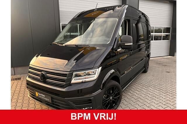 Zwart Nieuw 2024 VW Crafter Black Edition Van | € 43.750 - Afbeelding 1/4