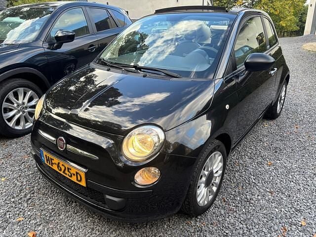 Zwart Occasion 2013 Fiat 500C Pop Cabriolet | € 5.750 (Super prijs) - Afbeelding 1/4