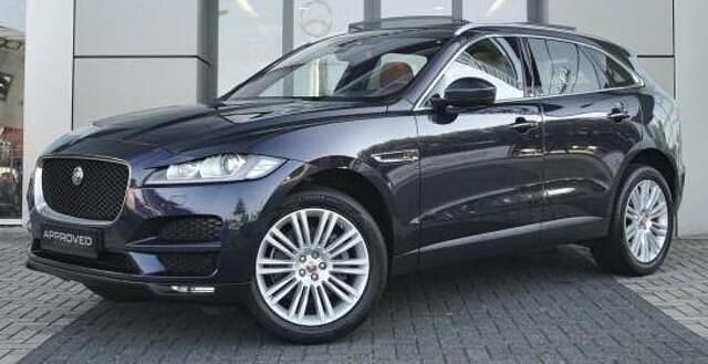 Blauw Occasion 2017 Jaguar F-Pace Portfolio SUV | € 29.950 (Goede deal) - Afbeelding 1/4