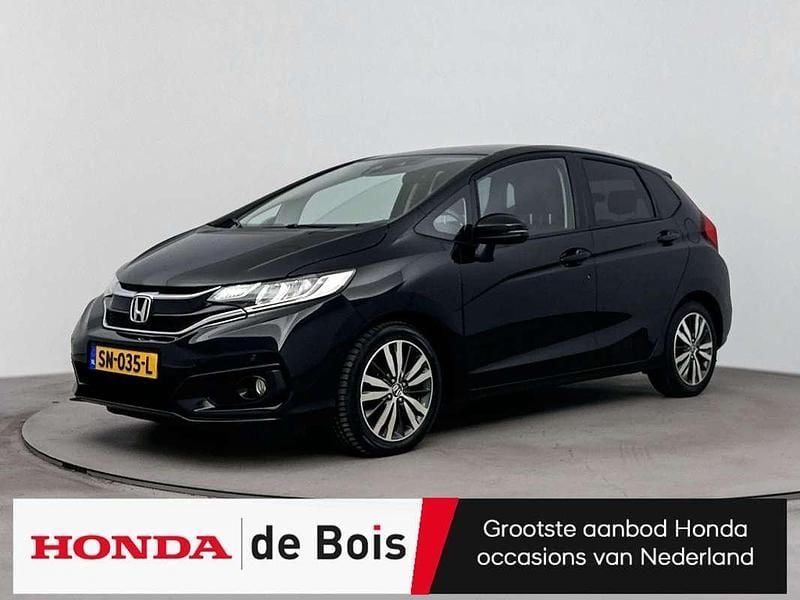 Zwart Occasion 2018 Honda Jazz Elegance Hatchback | € 17.399 (Eerlijke prijs) - Afbeelding 1/3