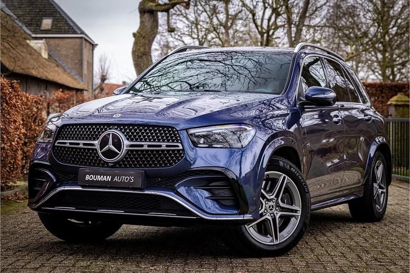 Blauw Gebruikt 2024 Mercedes GLE400 AMG line SUV | € 81.750 (Eerlijke prijs) - Afbeelding 1/4