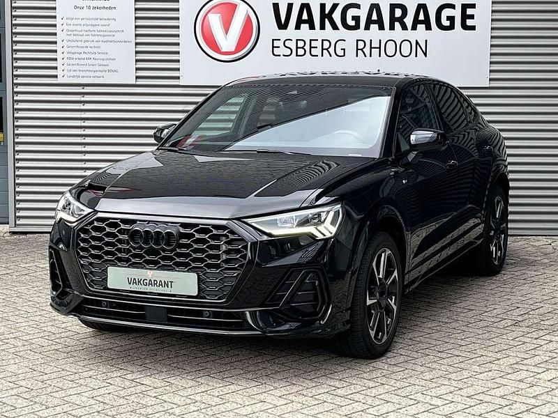Zwart Gebruikt 2021 Audi Q3 Sportback S-Line SUV | € 36.950 (Super prijs) - Afbeelding 1/4