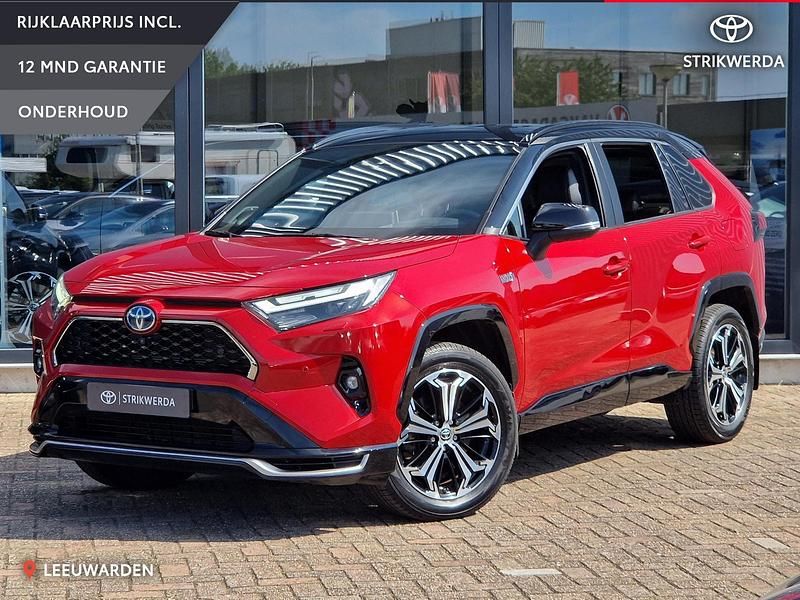 Rood Gebruikt 2021 Toyota RAV4 Plus SUV | € 40.900 (Eerlijke prijs) - Afbeelding 1/4