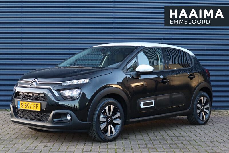 Zwart Gebruikt 2022 Citroën C3 Feel Hatchback | € 20.945 (Duur) - Afbeelding 1/4