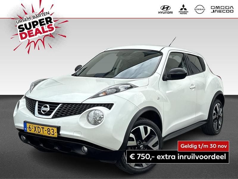 Wit Gebruikt 2014 Nissan Juke SUV | € 9.730 (Eerlijke prijs) - Afbeelding 1/4