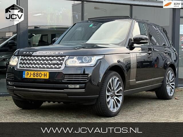 Zwart (metallic) Occasion 2015 Land Rover Range Rover Vogue SUV | € 23.888 (Goede deal) - Afbeelding 1/4