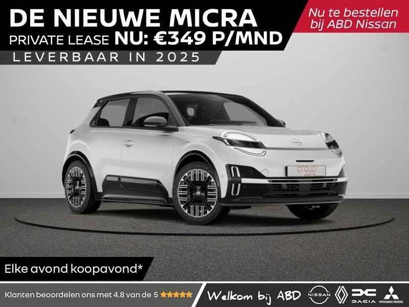 Pure white deep black Nieuw 2025 Nissan Micra Advance Hatchback | € 34.907 (Eerlijke prijs) - Afbeelding 1/4