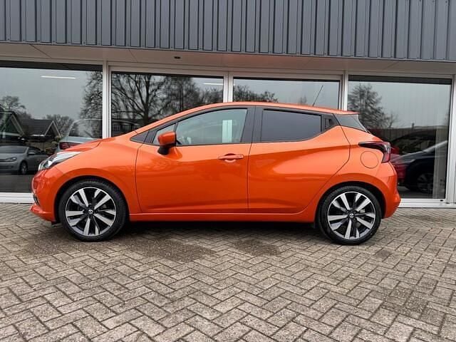 Occasion Nissan Micra Tekna 90 PK (66 kW) 2017 Oranje Hatchback