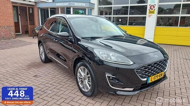 Zwart Gebruikt 2021 Ford Kuga Vignale SUV | € 27.950 (Eerlijke prijs) - Afbeelding 1/4