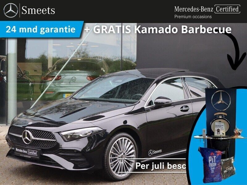 Zwart Gebruikt 2025 Mercedes A250 AMG line Plus Hatchback | € 49.745 - Afbeelding 1/4