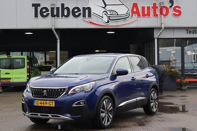 Blauw Gebruikt 2019 Peugeot 3008 Allure SUV | € 12.895 (Goede deal) - Afbeelding 1/4