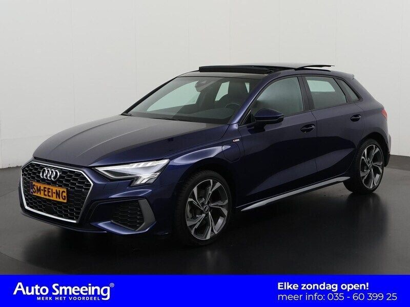 Blauw Gebruikt 2021 Audi A3 Sportback S-Line Hatchback | € 30.895 (Eerlijke prijs) - Afbeelding 1/4