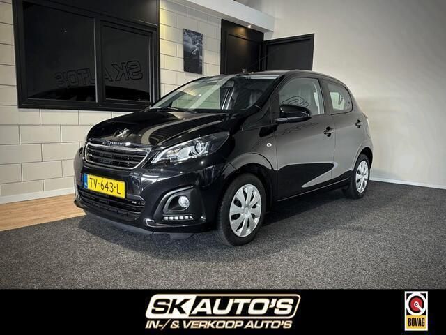 Zwart Gebruikt 2018 Peugeot 108 Active Hatchback | € 7.495 (Eerlijke prijs) - Afbeelding 1/4