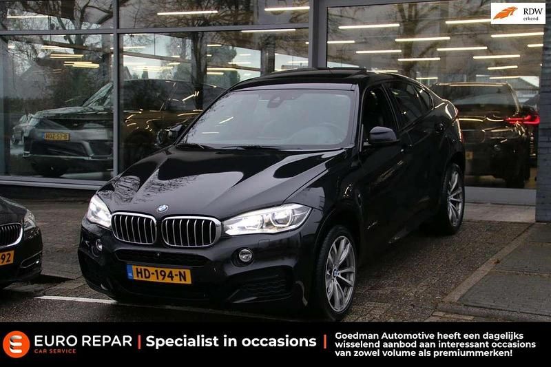 Zwart Gebruikt 2015 BMW X6 Executive SUV | € 25.973 (Eerlijke prijs) - Afbeelding 1/4