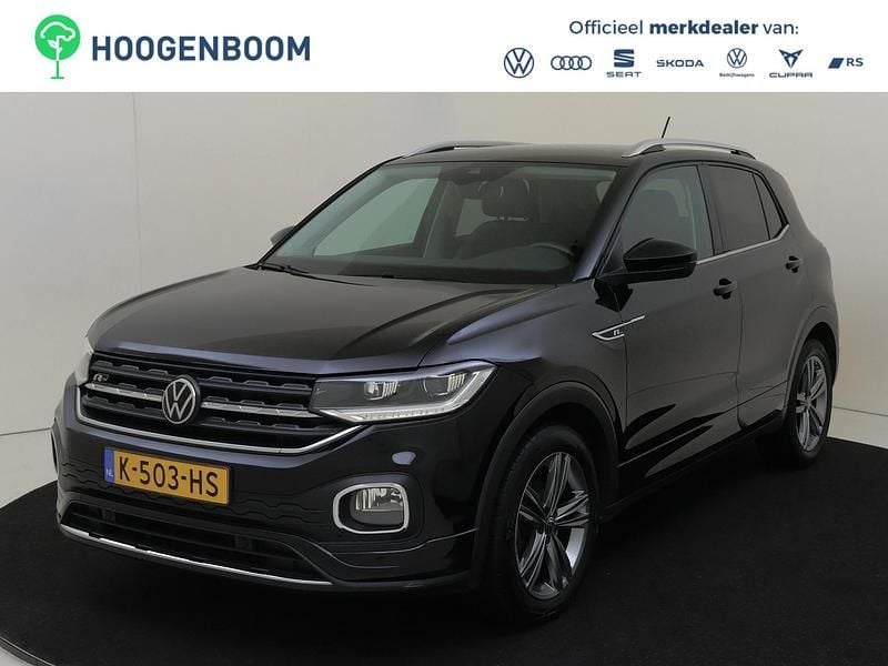 Zwart Gebruikt 2021 VW T-Cross R-line SUV | € 24.950 (Eerlijke prijs) - Afbeelding 1/4