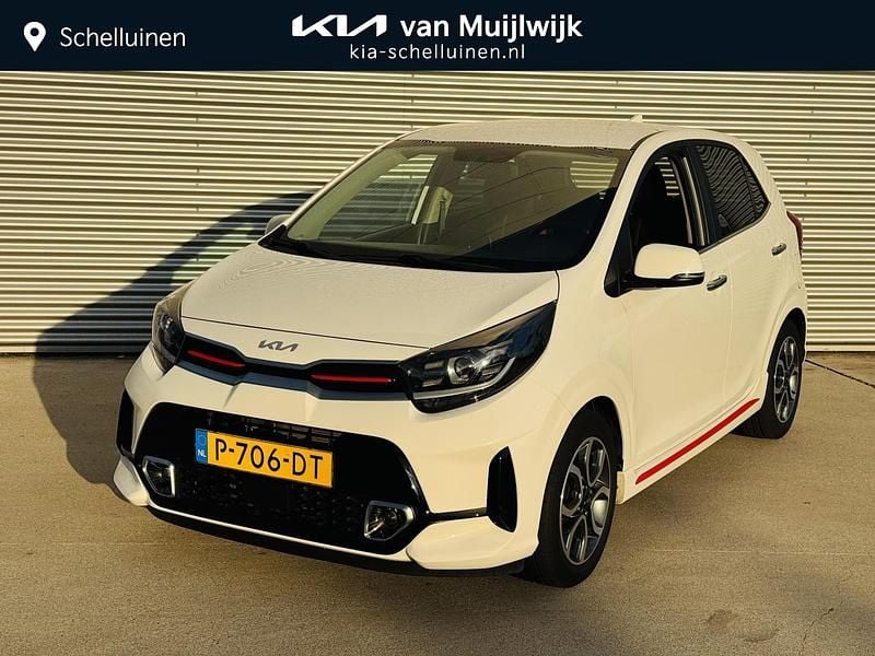 Wit Occasion 2022 Kia Picanto GT-Line Hatchback | € 15.950 (Eerlijke prijs) - Afbeelding 1/4