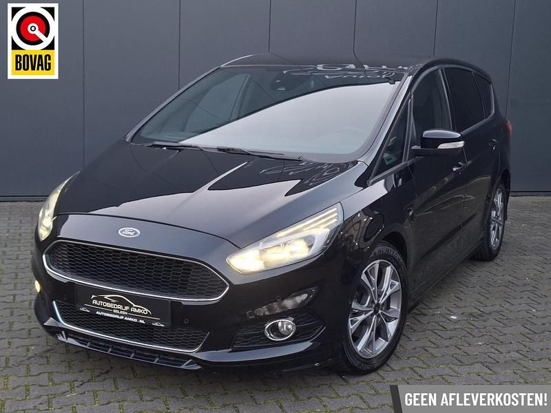 Zwart Occasion 2019 Ford S-MAX ST-Line MPV | € 18.950 (Eerlijke prijs) - Afbeelding 1/4